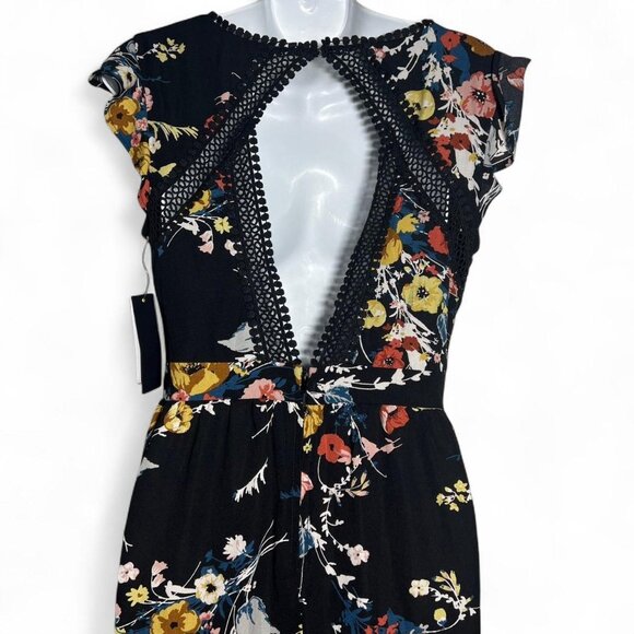 City Studio Floral and Embroidered Maxi Dress - Picture 4 of 5